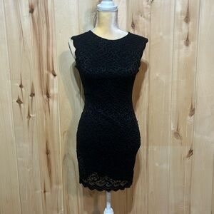 UO Kimchi Blue Black Lace Mini Dress Size‎ S